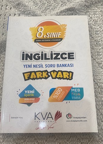 8. Sınıf İngilizce Yeni Nesil Soru Bankası