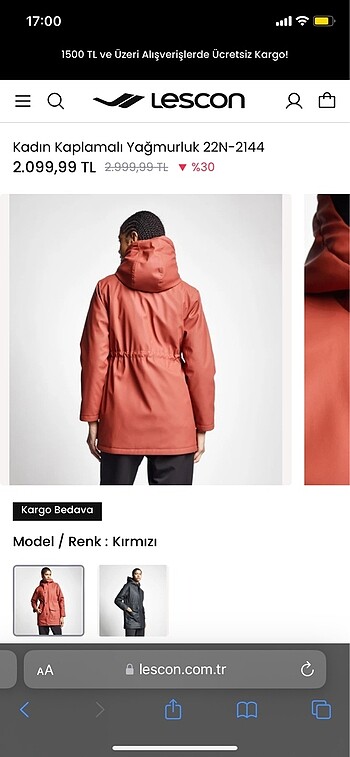 Lescon Kiremit rengi lescon mont