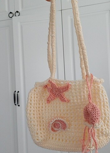 Örgü ocean bag kol çantası