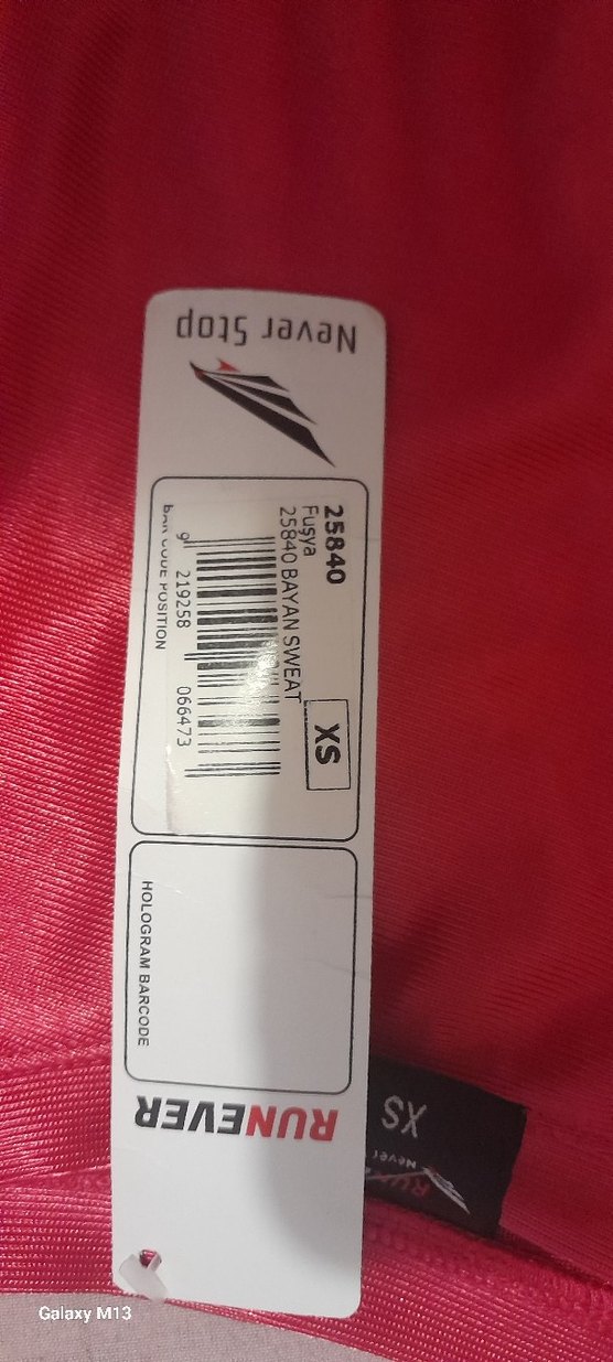 Uzun Kollu Fuşya Kadın Crop Top - Görsel 2