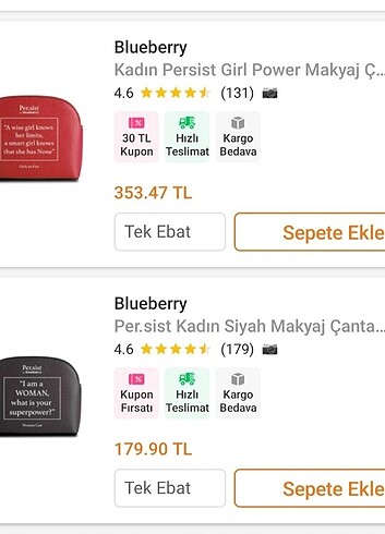 Blueberry makyaj çantası