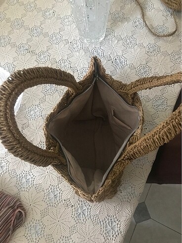 Beden Kahverengi yazlık çanta