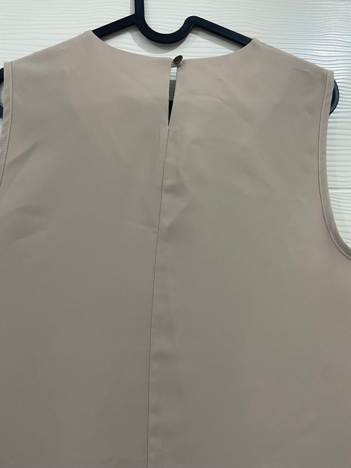 Vizon Sıfır Kol İçlik Tunik - Görsel 4