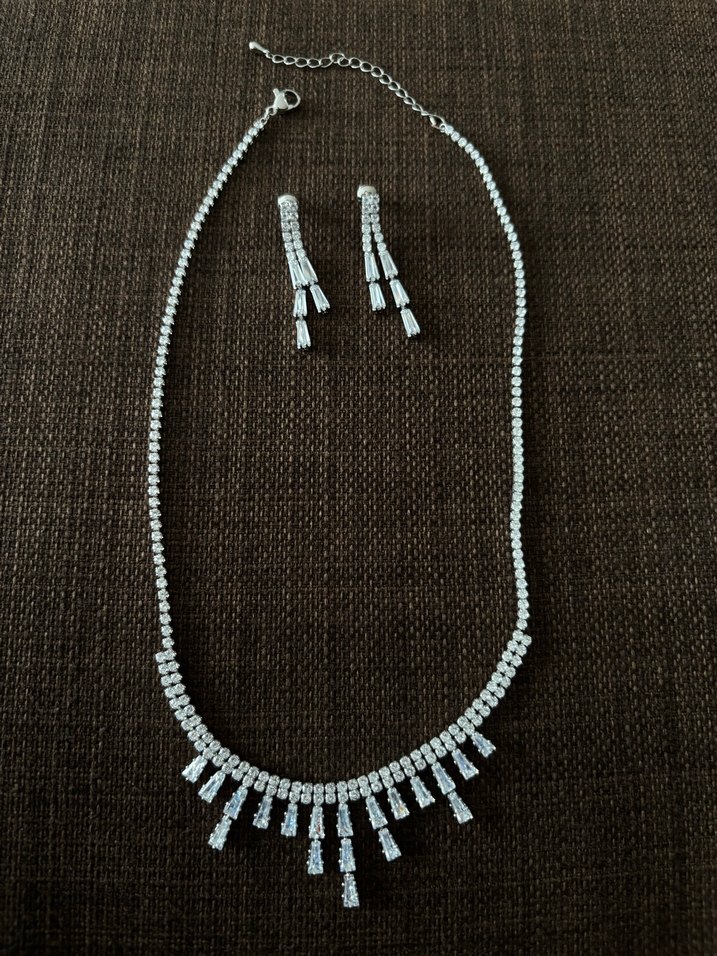 Silver Kadın Abiye Takı Seti - Görsel 3