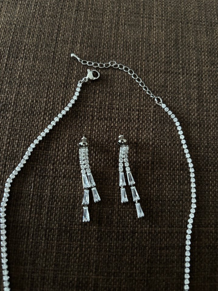 Silver Kadın Abiye Takı Seti - Görsel 4