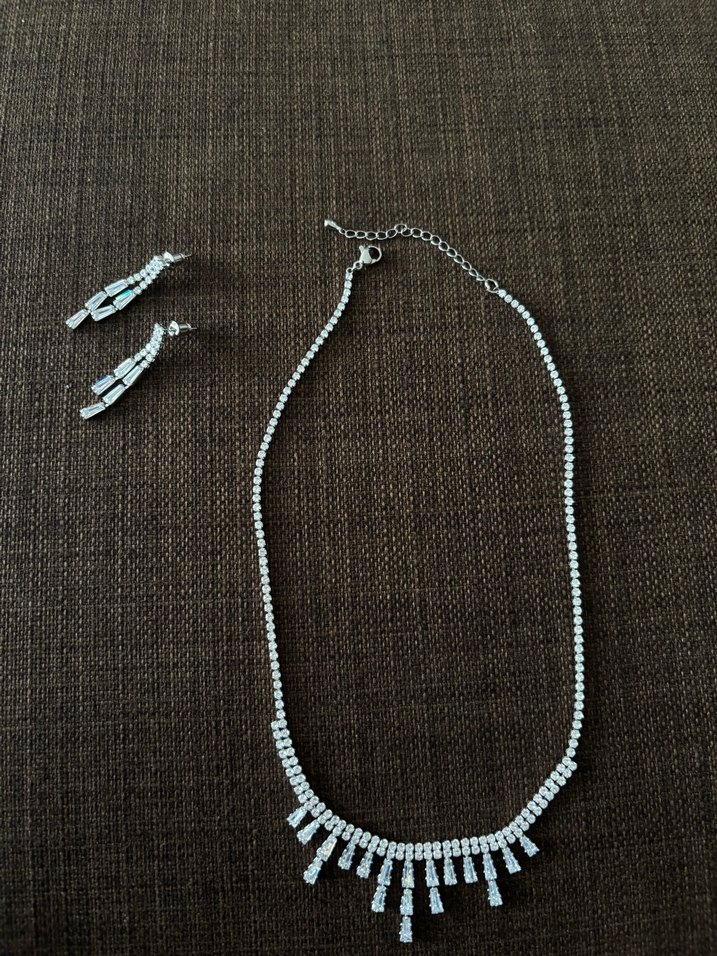 Silver Kadın Abiye Takı Seti - Görsel 2