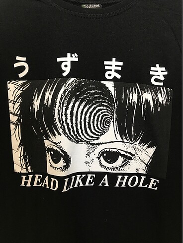köstebek manga tişört head like a hole