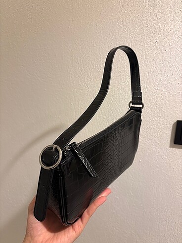Stradivarius Stradivarius siyah kol çantası
