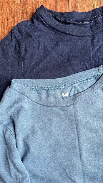 H&M İkili erkek basic bluz