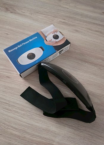 Beden Renk Masaj Kemer Fitness Cihazı Siyah