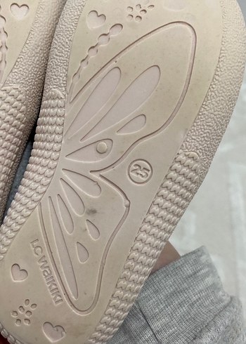 Kız Çocuk Gri Nakışlı Sıcak Terlik - Görsel 2