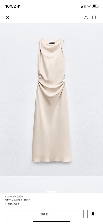 xs Beden Zara Elbise