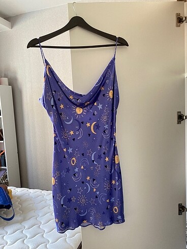 ZARA DESENLI ELBISE