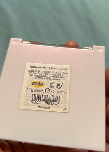 Beaulis SNOWVEIL far paleti - Görsel 4