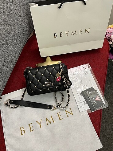 Guess Beymen Toz torbalı Çanta