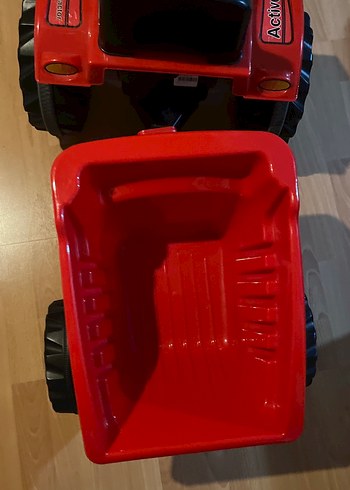 Kırmızı Çocuk Oyuncak Traktör - Görsel 5