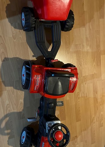 Kırmızı Çocuk Oyuncak Traktör - Görsel 7