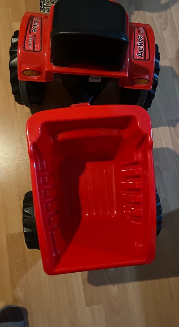 Kırmızı Çocuk Oyuncak Traktör - Görsel 5