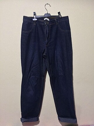 Lacivert mom jean