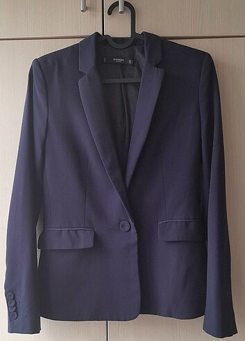 Lacivert Mango blazer ceket