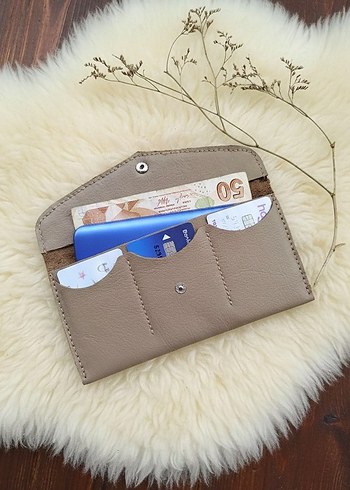 el yapımı hakiki deri cüzdan - Görsel 2