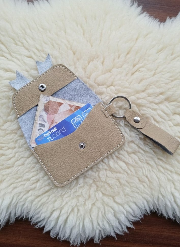 el yapımı hakiki deri cüzdan - Görsel 2