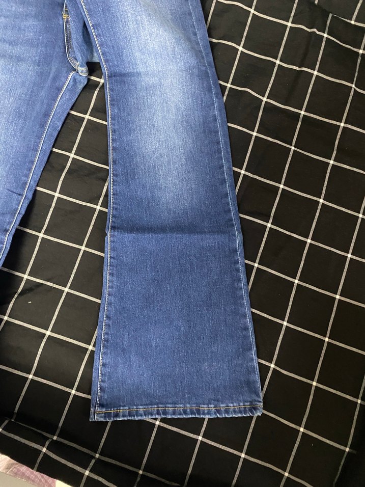 Addax Yüksek Bel Mavi Denim Jean — görsel 3/4