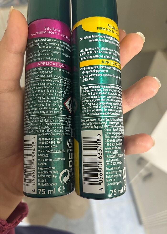 saç sabitleme spreyi - Görsel 2