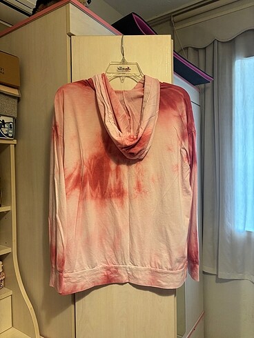 l Beden pembe Renk pembe batik sweatshirt