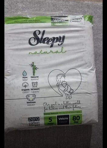 Sleepy 80 adet acilmamis bebek bezi