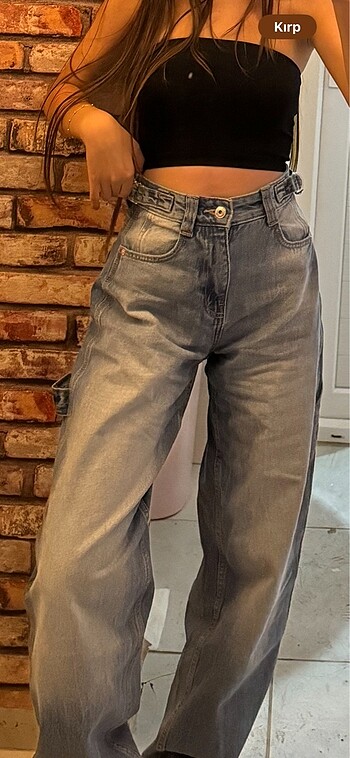 32 Beden Bershka baggy jean