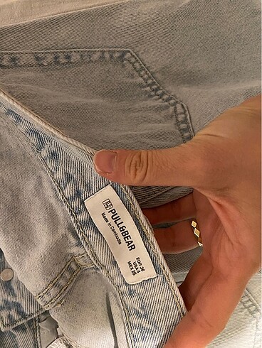 s Beden mavi Renk Pull and bear açık kot