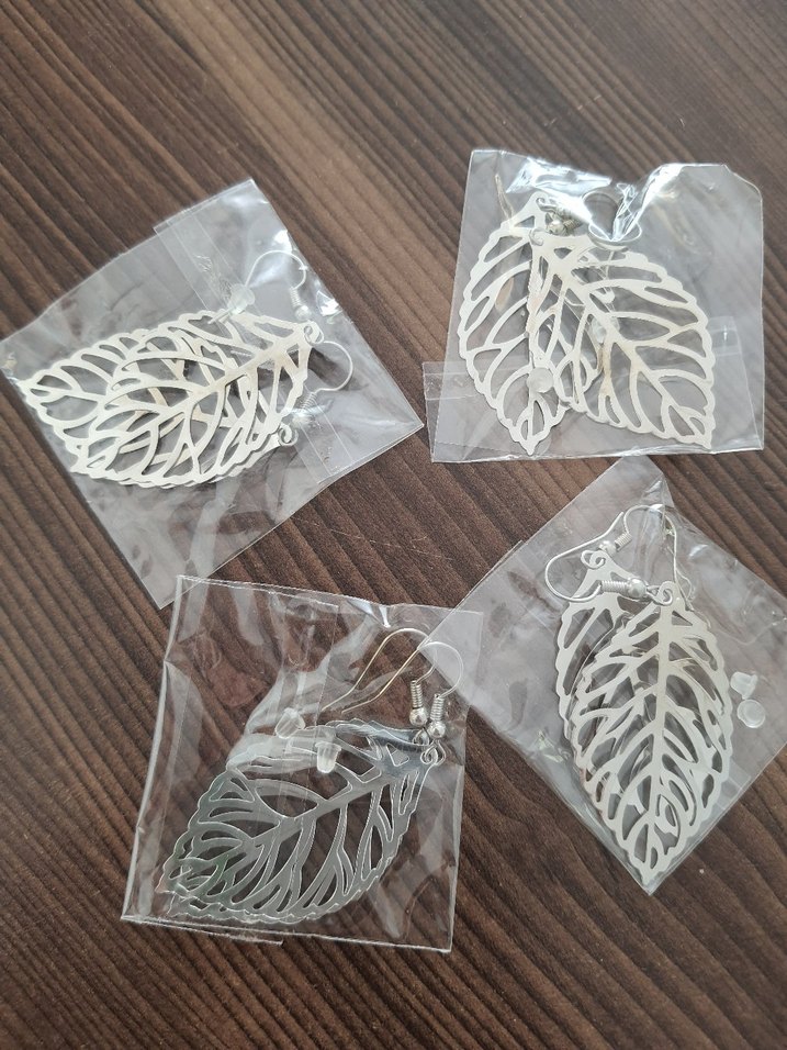 Bohem Gri Desenli Midi Küpe - Görsel 2