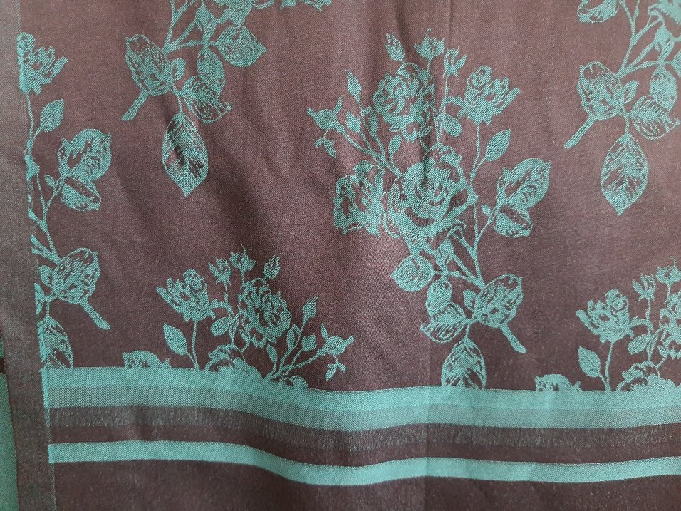 Kahverengi Bohem Kadın Şal - Görsel 4