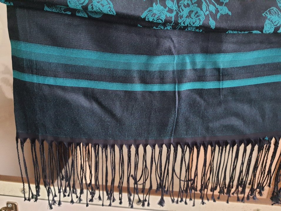 Kahverengi Bohem Kadın Şal - Görsel 3