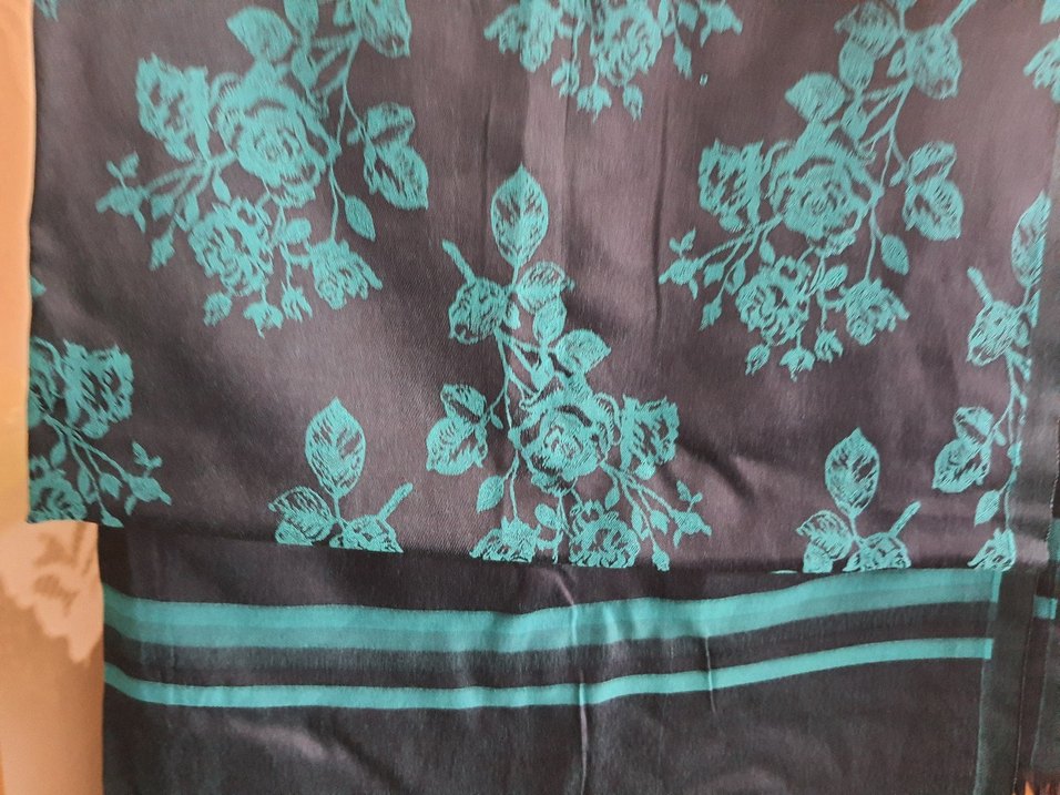 Kahverengi Bohem Kadın Şal - Görsel 2