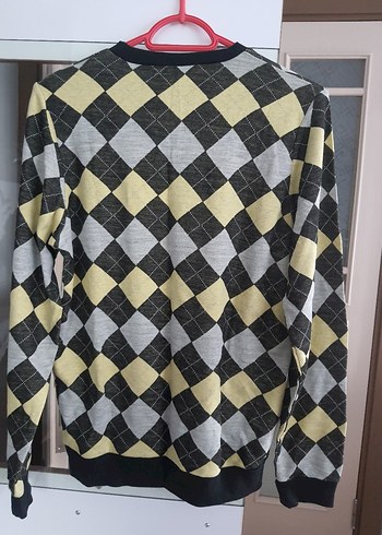 D&G Erkek Gri Ekose Sweatshirt - Görsel 3