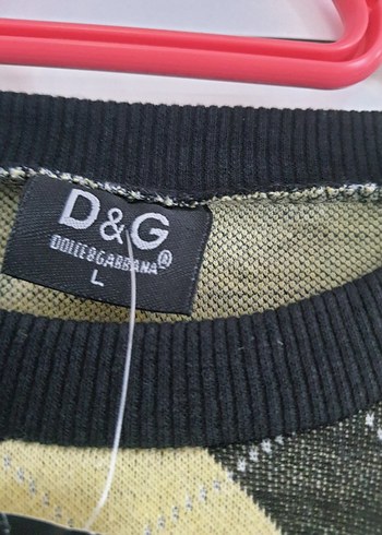 D&G Erkek Gri Ekose Sweatshirt - Görsel 5