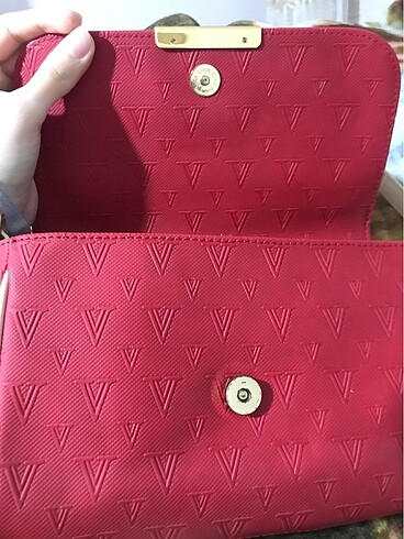 Verde porte askılı şık çanta - Görsel 3