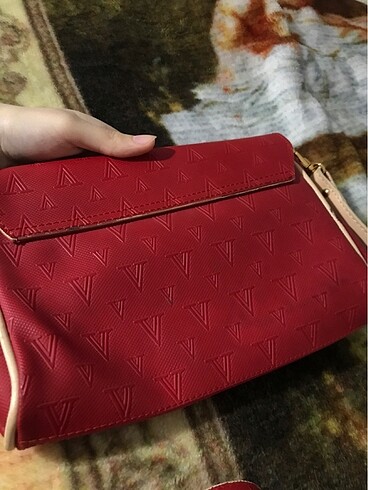 Verde porte askılı şık çanta - Görsel 5