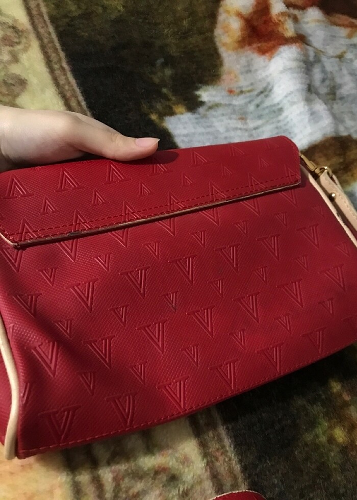 Verde porte askılı şık çanta - Görsel 5