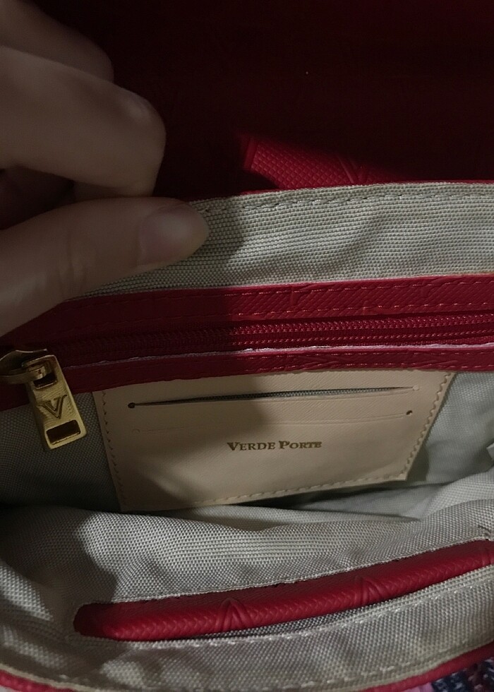 Verde porte askılı şık çanta - Görsel 4