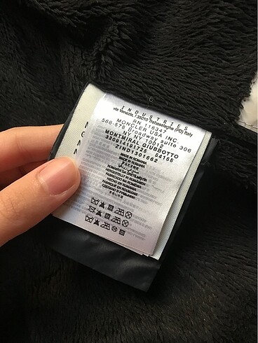 Orjinal moncler mont kaz tüylü sıfır temiz - Görsel 8