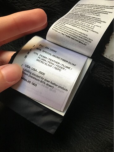 Orjinal moncler mont kaz tüylü sıfır temiz - Görsel 11