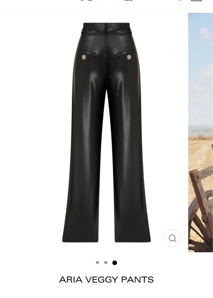 Misole marka deri pantolon - Görsel 3