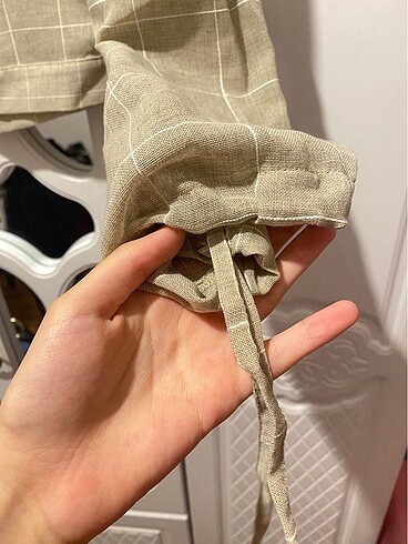 Keten bluz çok şık - Görsel 5