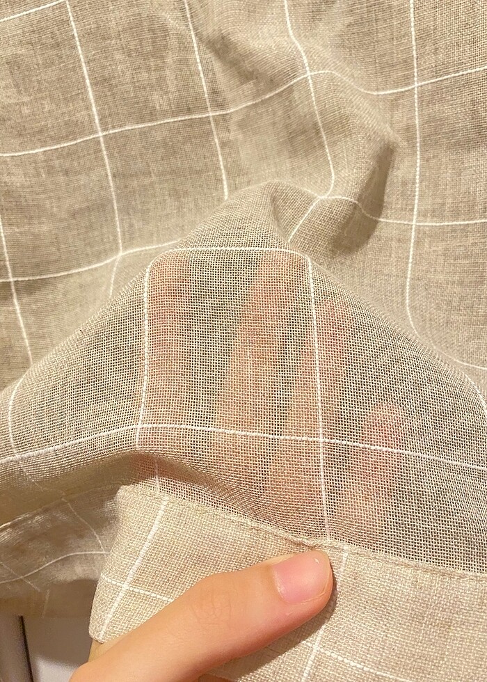 Keten bluz çok şık - Görsel 4