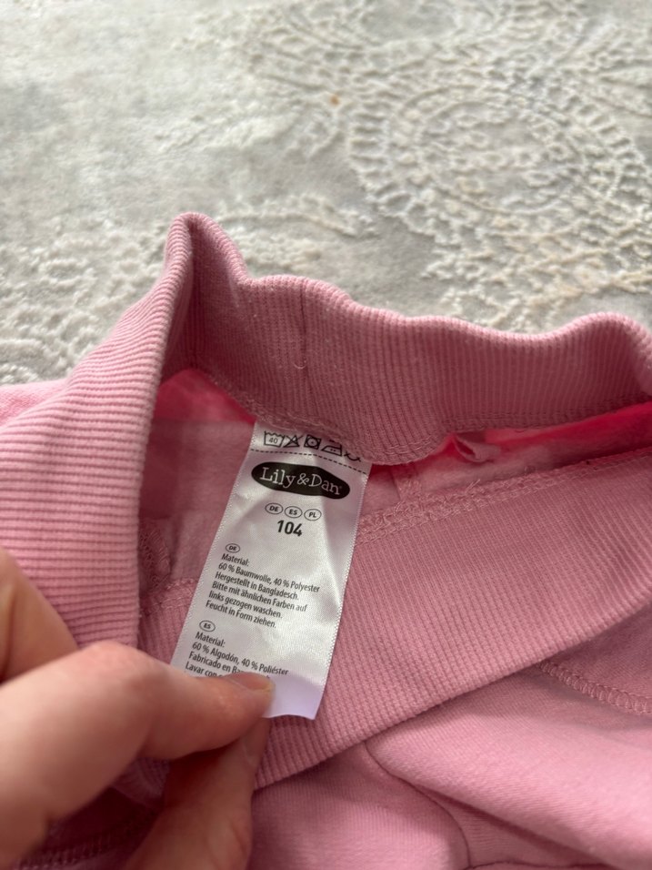 Kız Çocuk Pembe ve kız cocuk Lacivert Eşofman Altları - Görsel 4