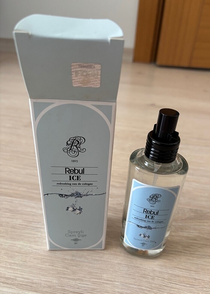 Rebul ıce kolonya cam şişe - Görsel 4