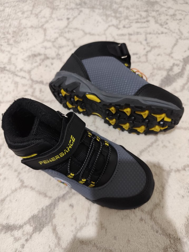 Gri Erkek Çocuk Street Wear Bot Fenerbahçe - Görsel 2